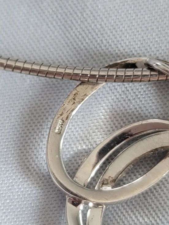 925 Omega Chain Necklace - Picture 3 of 6